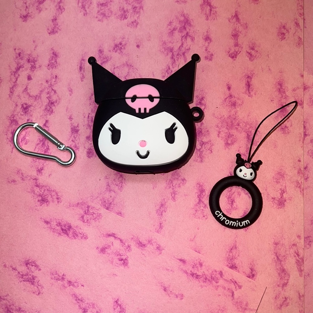 Sanrio Hello Kitty Kuromi Wireless Earbud Case Silicone Cover AirPods 2 AirPods